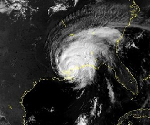 Hurricane Georges landfall, Louisiana